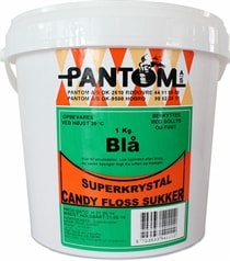 Candyfloss sukker - Blå (1 kg)